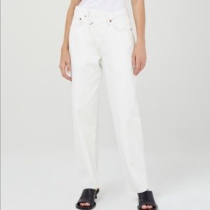 Agolde CRISS CROSS UPSIZED JEAN in Paste